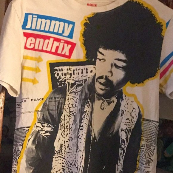 Rare Jim(i)my Hendrix misprint Festival Tshirt (me - Picture 1 of 2
